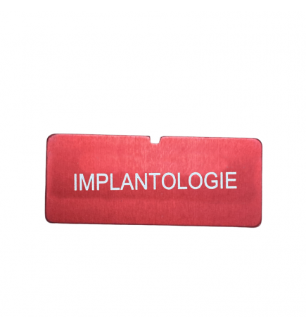 Plaquette d'Identification