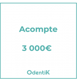 Acompte 3 000€