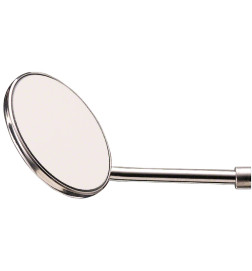 Miroir à bouche Rhodium - 24 mm